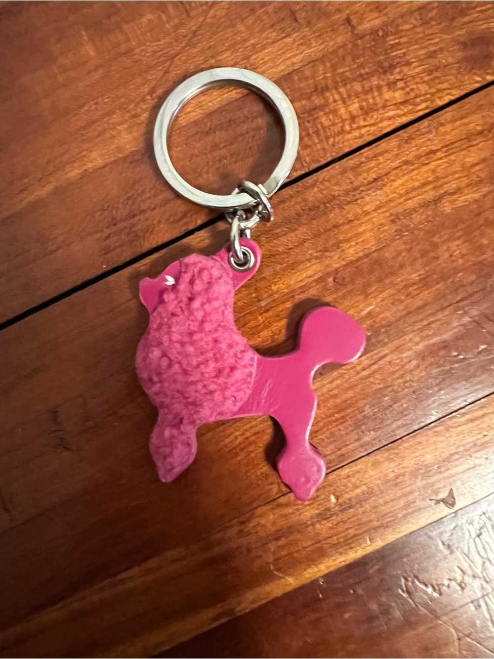 Coach Y2K Pink Poodle Keychain Charm
